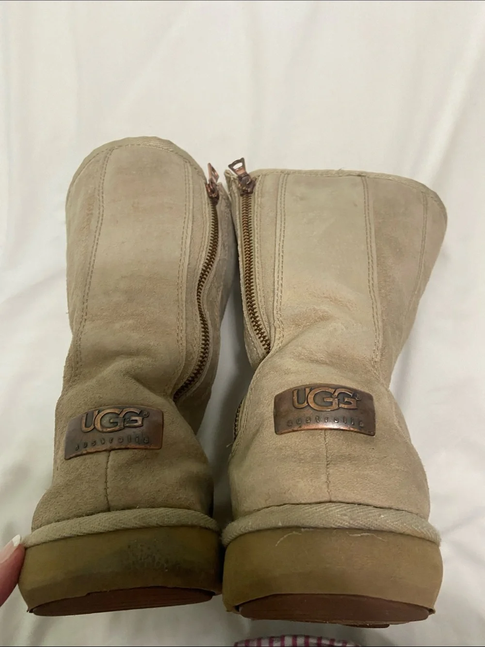 UGG Classic Tall Suede Boots in Tan